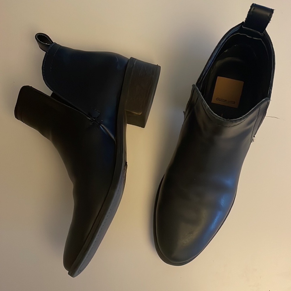 Dolce Vita Black Ankle Boots